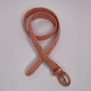 Talbots Belt Braided Woven Leather Belt